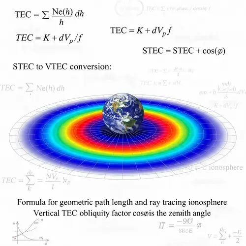 Ionospheric Total Electron Content (TEC) Computation | Scientific Visualization