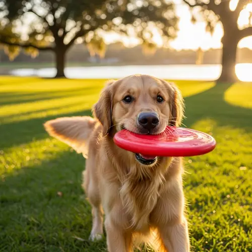 Attentive Canine: Detailed Playful Dog Portrait