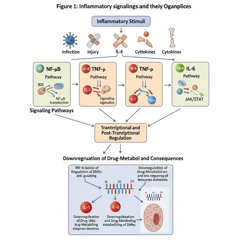 Inflammatory Signaling Cascades: Impact on Drug Metabolism