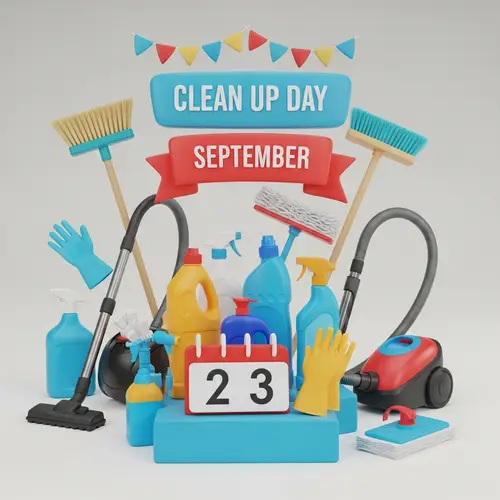 Celebrate Clean Up Day with Essential Cleaning Tools | September 23rd