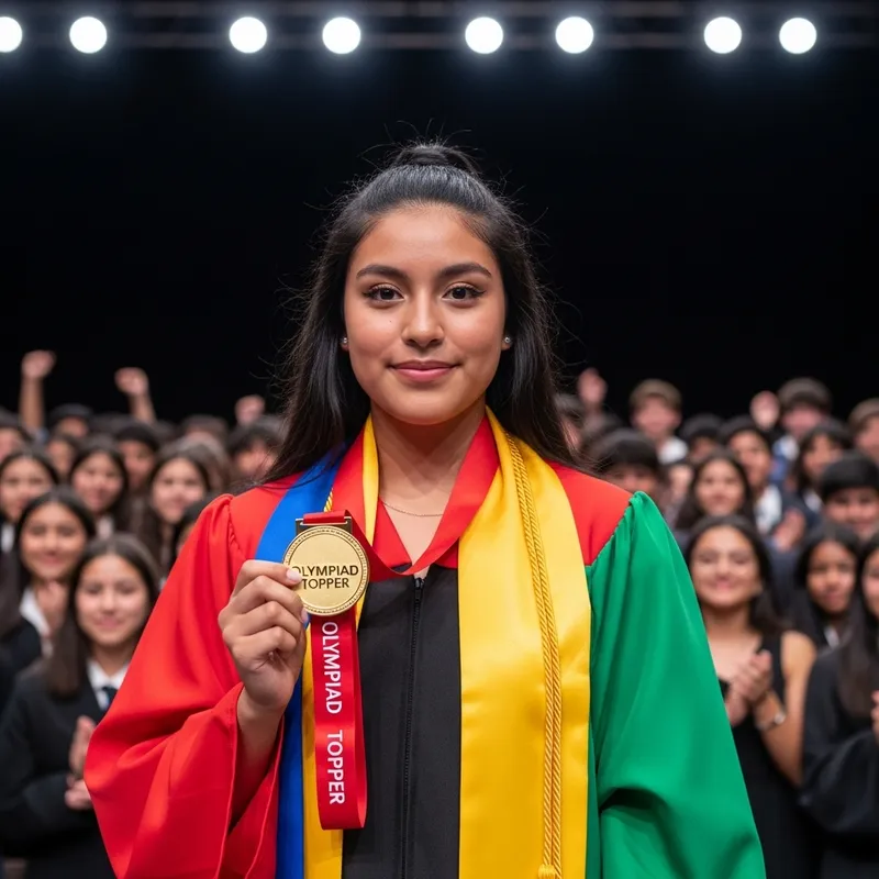 Olympiad Topper Student Wins Gold Medal