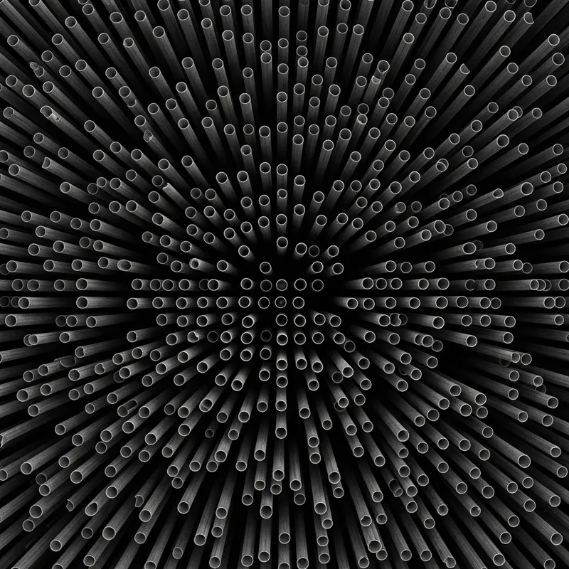 Monochrome Textured Patterns: Depth and Detail in Life