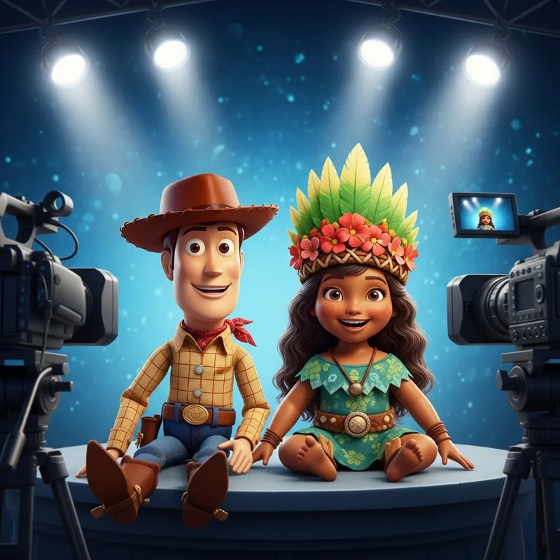 Woody and Moana Joint Interview Poster Woody and Moana Joint Interview Poster