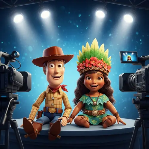 Cowboy Doll and Island Girl Interview Poster