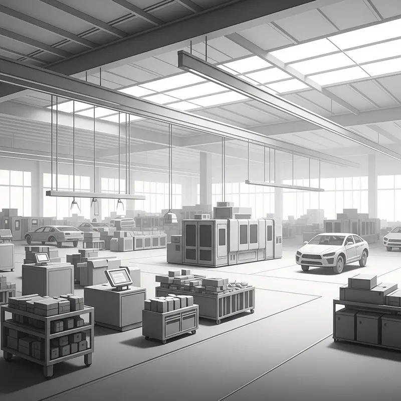 Minimalist Automotive Industry Concept Art | Industria Automotriz Minimalist Automotive Industry Concept Art | Industria Automotriz