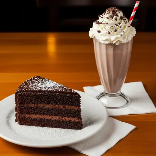 Decadent Chocolate Cake and Milkshake | Irresistible Desserts