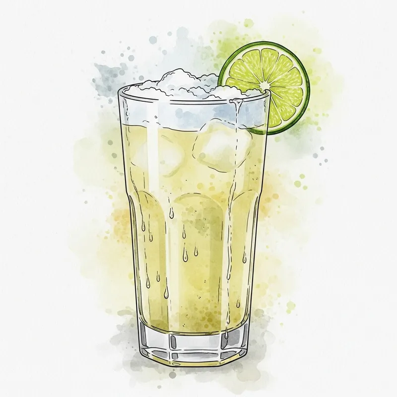 Watercolor Daiquiri de Limon Artwork