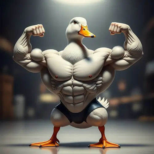 Well-Defined Muscles on a Duck | Amazing Image