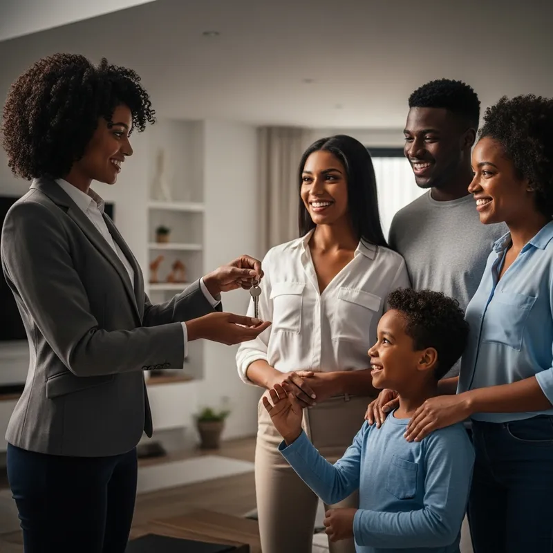 Stunning Black Family Receives Villa Keys in Ultra-Realistic IMAX Cinematic Scene