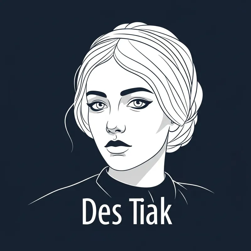 Minimalist Portrait Design Inspired by 19th Century | Adobe Illustrator