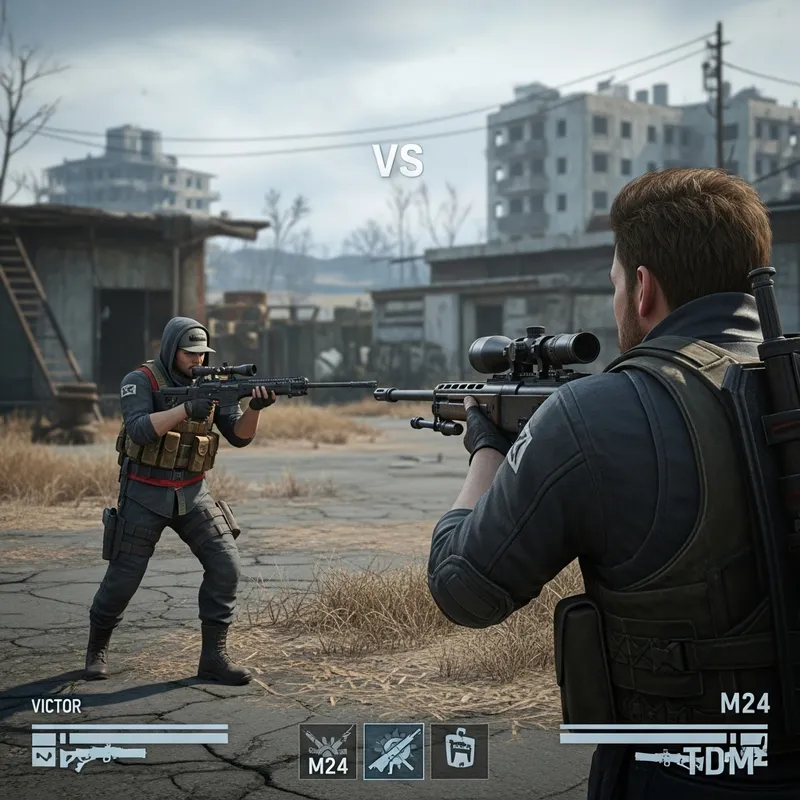 Intense PUBG 1v1 Challenge: TDM M24 Short by Victor