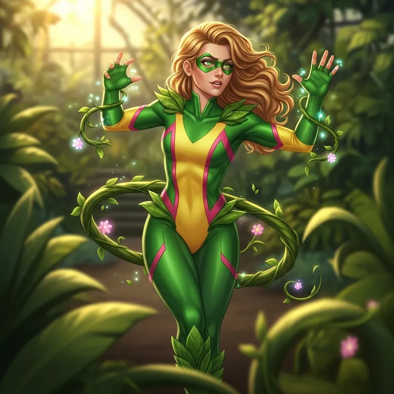 Blonde Trans Teen with Green Eyes, Plant Control Power Blonde Trans Teen with Green Eyes, Plant Control Power