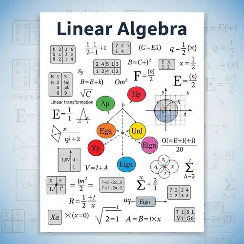 Detailed Poster on Linear Algebra