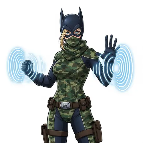 Female Vigilante in Unique Anime Inspired Superhero Universe