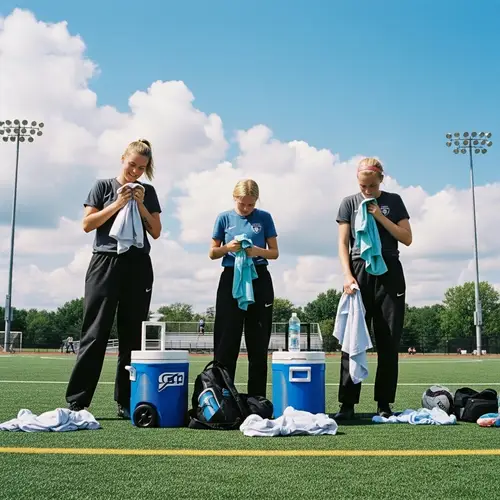 Joyful Moments After High School Soccer Class