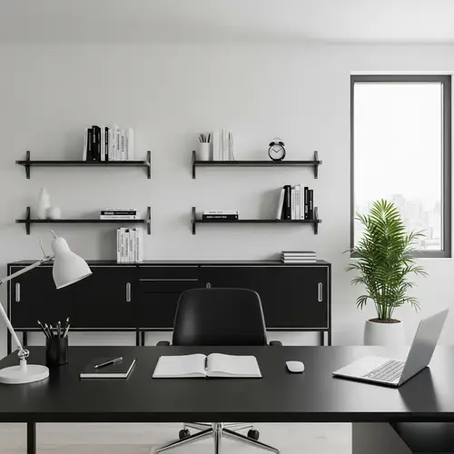 Minimalist Office Workspace Design | Simple & Functional Decor