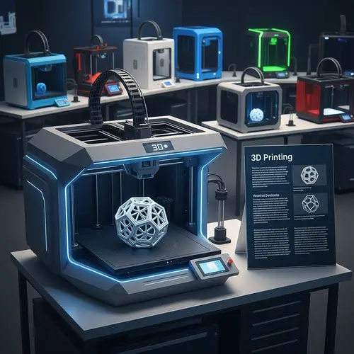 Futuristic 3D Printing Technology Demo