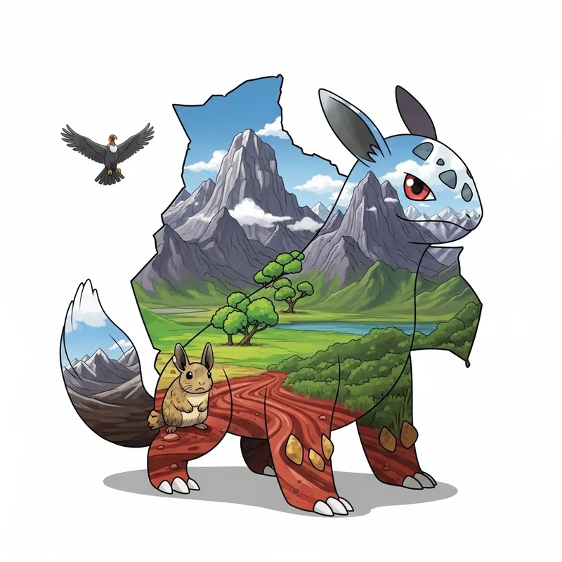Create a Unique Earth Element Creature Inspired by Bolivia