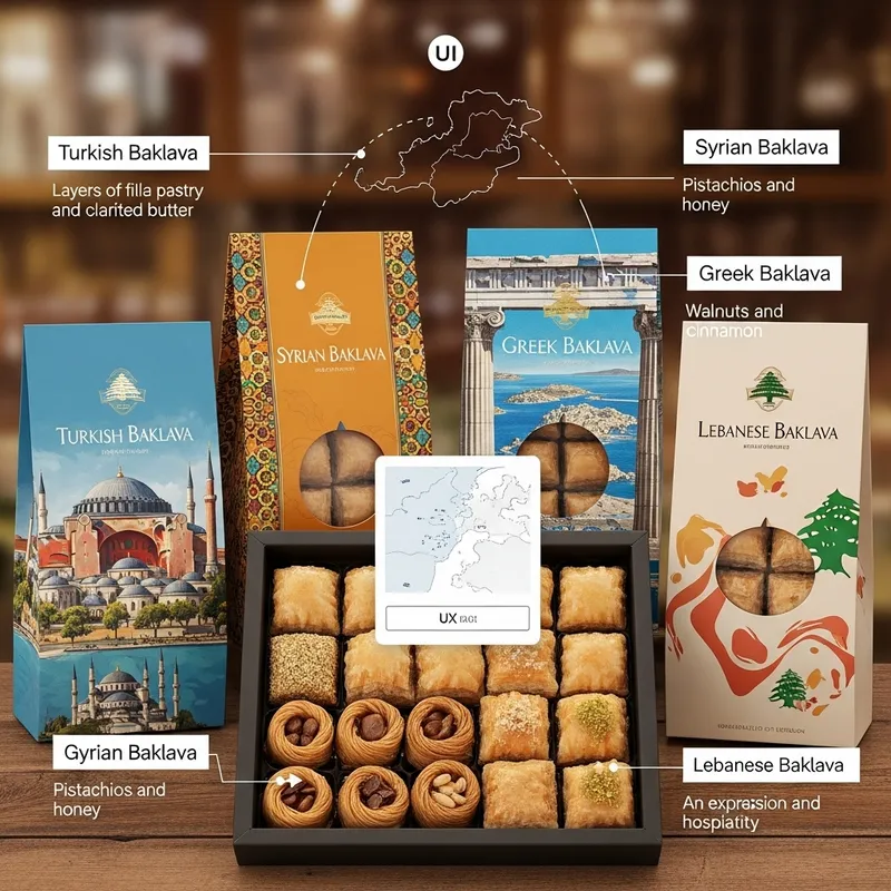Savor the Heritage: Mediterranean Honey-Crafted Baklava Assortment