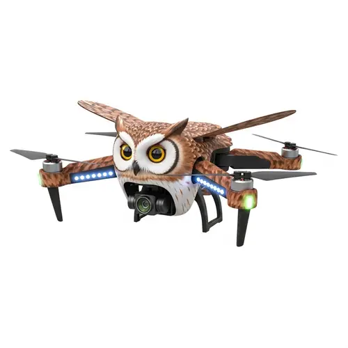 Owl-Inspired Drone Design | Nature-Inspired UAV Concept