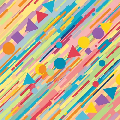 Playful & Upbeat Rhythms: Abstract Music Visuals