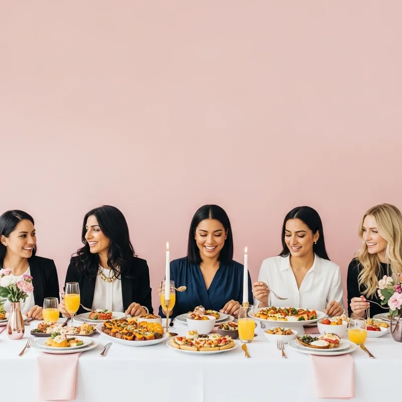 Rose Tones Multicultural Brunch Gathering