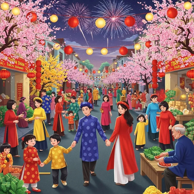 Tết Festivities in Vietnam: Tradition and Colors Tết Festivities in Vietnam: Tradition and Colors