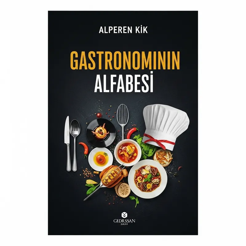 Artistic Gastronomy's Alphabet Book Cover Design | Culinary Inspiration
