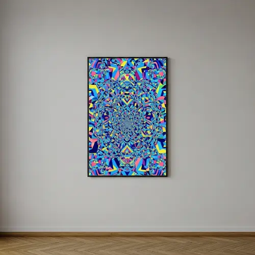 Colorful Abstract Art NFT Showcase | Digital Gallery Display