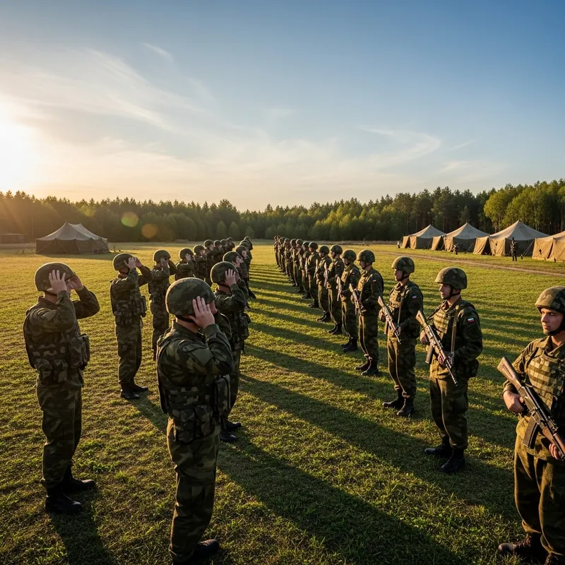 Diverse Military Unit in Action | Field Training