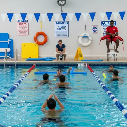 Armco Employee Swim Lessons: Safety Skills Training