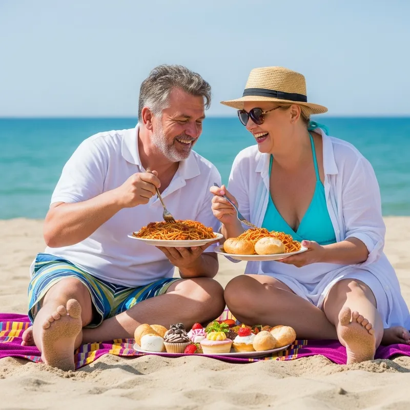 Summertime Feasting by the Sea | Enjoying Spaghetti, Bread & Desserts Summertime Feasting by the Sea | Enjoying Spaghetti, Bread & Desserts