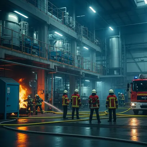 Building Plant with Fire Rescue Operations