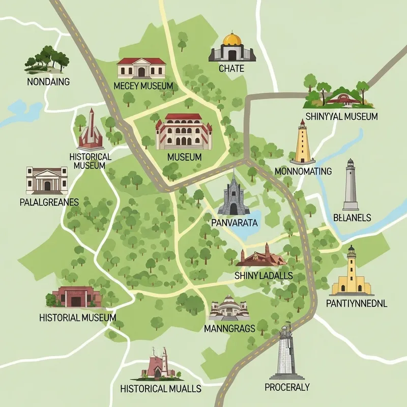 Historical Museums & Landmarks in Rizal Province Map Historical Museums & Landmarks in Rizal Province Map