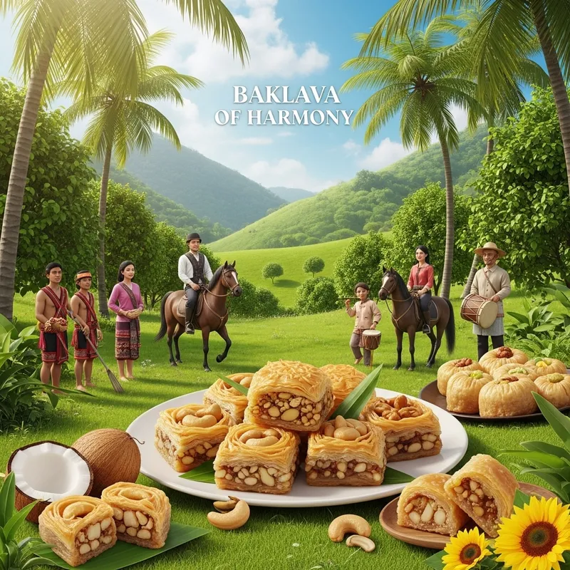 Nusantara Harmony Baklava: Culinary Fusion of Diverse Cultures