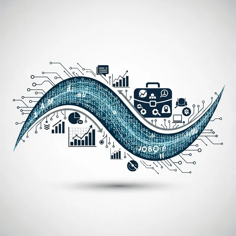 Dynamic Synergy of Technology & Business | Innovative Logo Design