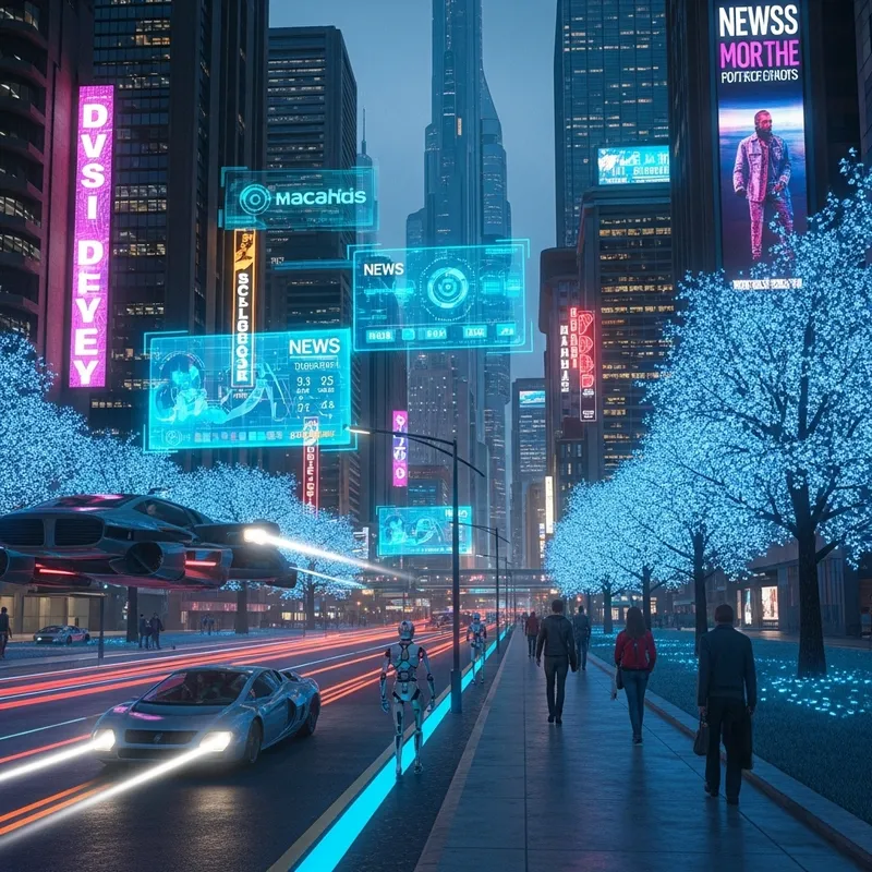 Futuristic World: Skyscrapers & Flying Cars | AMATA1688