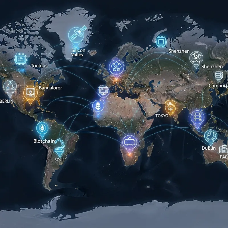 Global Technology Hubs: A Visual Map