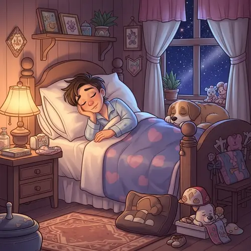 Heartwarming Disney-Style Bedtime Scene