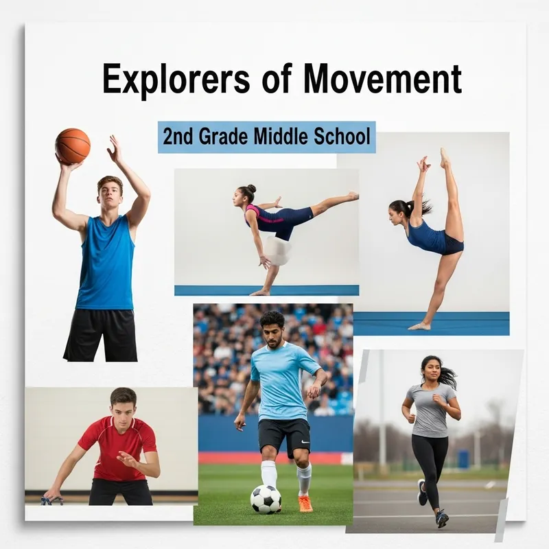 Explorers of Movement: Dynamic 2nd Grade Physical Education Cover
