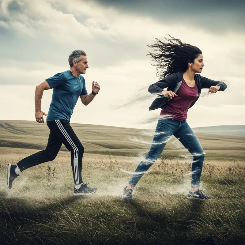 Run with the Wind: Energetic Sprinting Scene