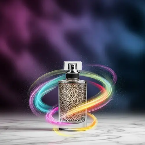 Abstract Perfume Bottle Design | Fragrance Visualization