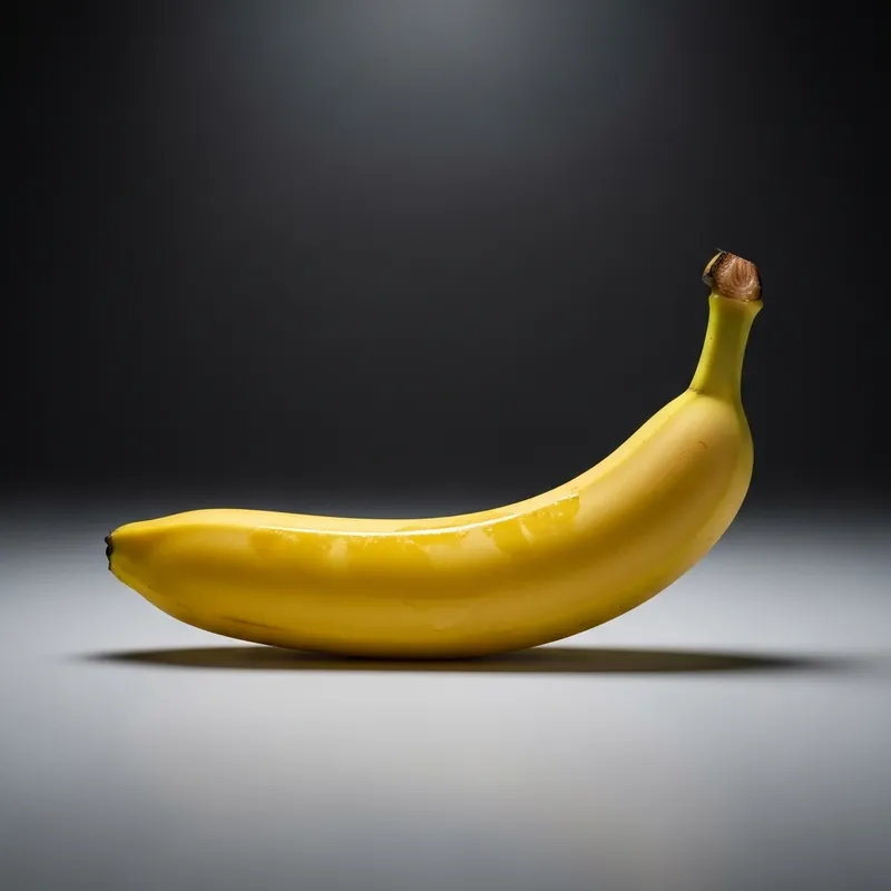 Lone Banana: Simple Elegance in Yellow