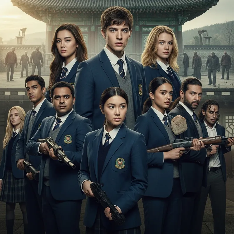 Survival Strategies Against Undead in Korean High School