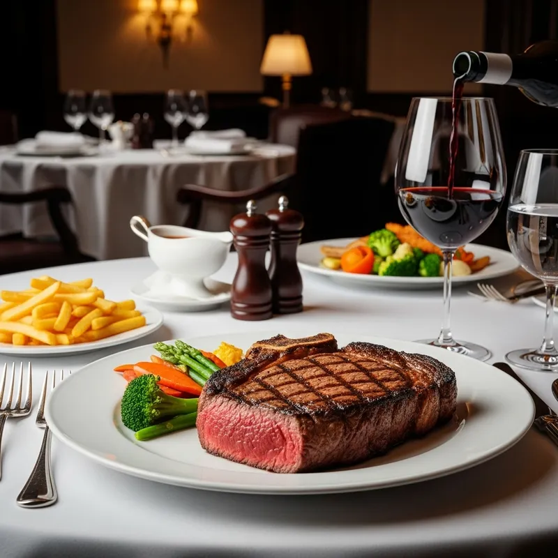 Sizzling Steak Dinner Photoshoot