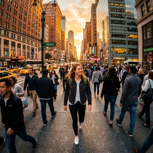 Golden Hour City Walk: Captured on GoPro