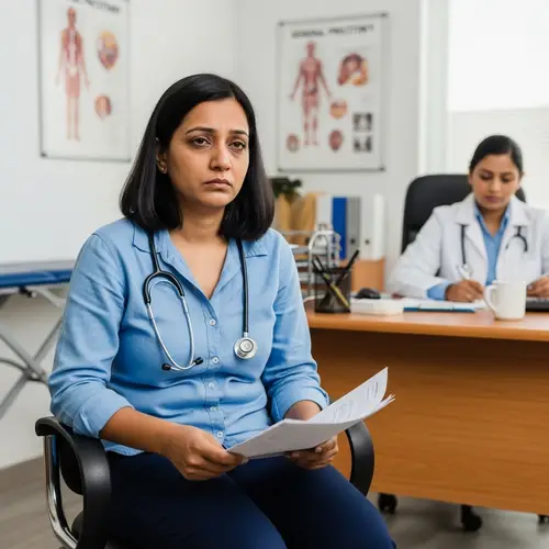 40-Year-Old South Asian Woman Seeking Help for Burnout at GP Office