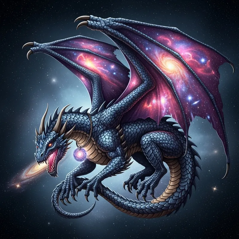 Cosmic Dragon Devourer of Worlds