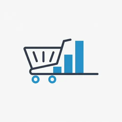 Simple Merchandising Icon: Organized and Clear Design