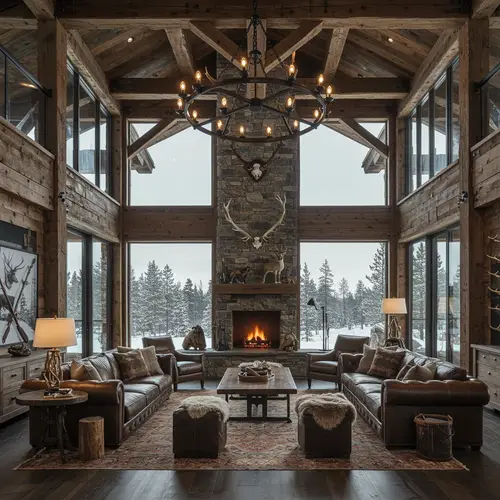 Modern Hunting Lodge Interior Design Ideas